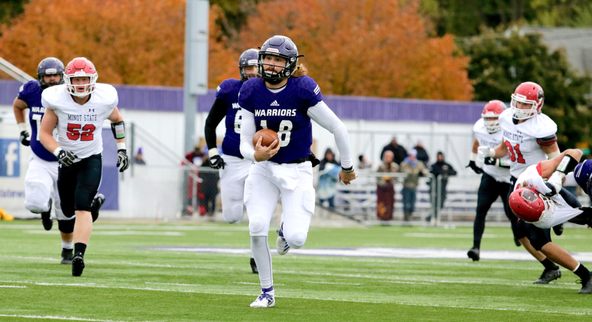 Winona State Football Homecoming vs Minot